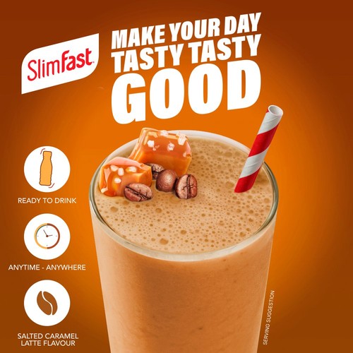 Slimfast Salted Caramel Protein Shake Multipack