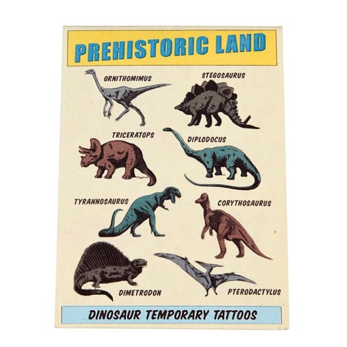 Rex London Prehistoric Land Temporary Tattoos