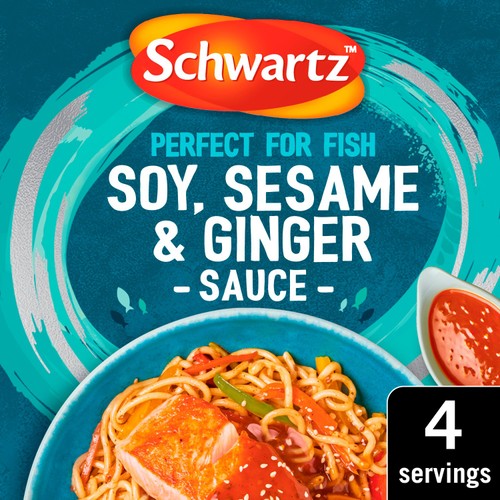 Schwartz Dark Soy, Sesame & Ginger Sauce for Fish