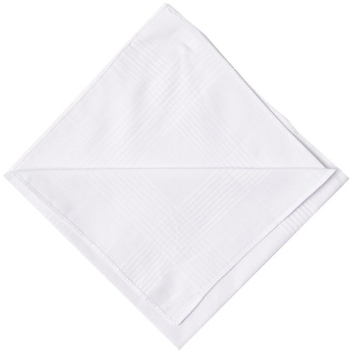 M&S Antibacterial Pure Cotton Handkerchiefs White