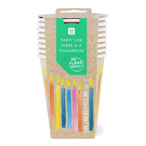 Candles Recyclable Paper Party Cups