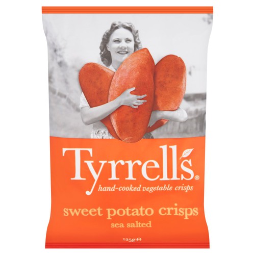 Tyrrells Lightly Sea Salted Sweet Potato Sharing Crisps