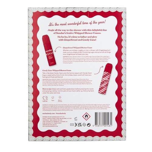 Sundae Whipped Shower Foam Ho Ho Ho Duo Set