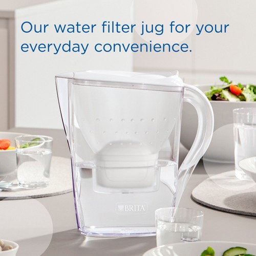 BRITA Marella Cool White MX PRO 6 Month Pack &Jug 