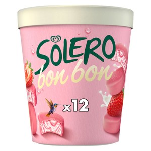 Solero Bon Bon Strawberry Twist Ice Cream Frozen Snack