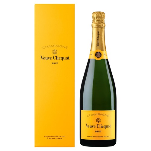 Veuve Clicquot Yellow Label Champagne, Gift Box, 75cl