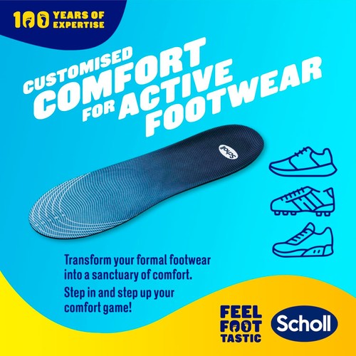 Scholl Gel Activ Trainer Insoles Large