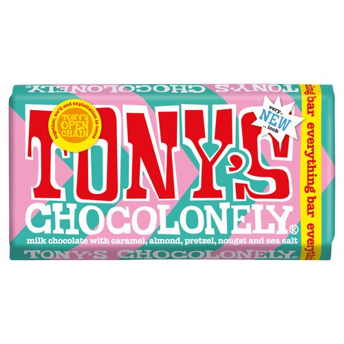 Tony's Chocolonely Milk Chocolate Everything bar