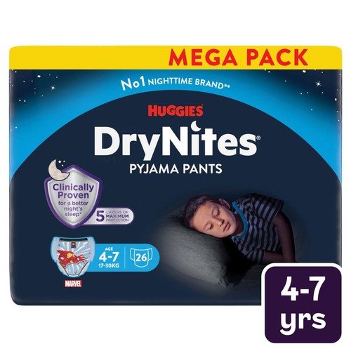 DryNites 4-7yrs Boy Mega Pack 