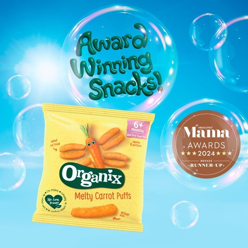 Organix Tomato Noughts & Crosses Baby Snack Multipack 10+ Months