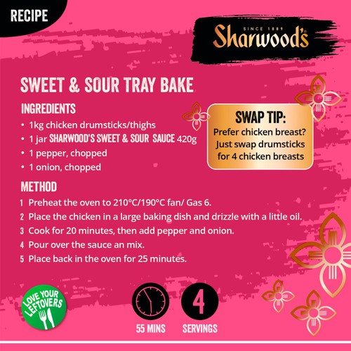 Sharwood's Sweet and Sour Stir Fry Cooking Sauce