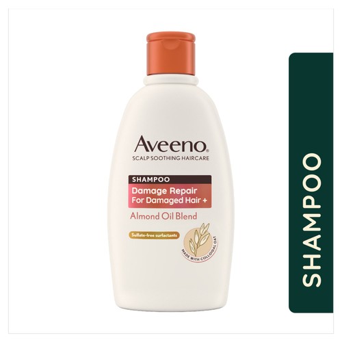 Aveeno Damage Repair Almond Oil Blend Shampoo for Damaged Hair