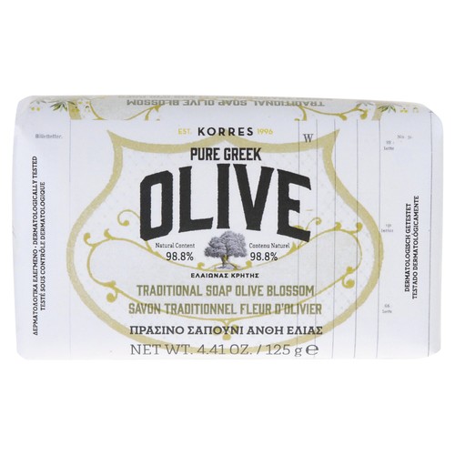 Korres Natural Pure Greek Olive & Olive Blossom Soap, Vegan