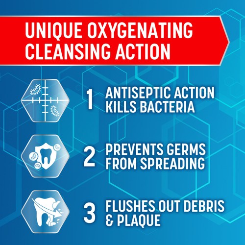 Colgate Peroxyl Medicated Mouthwash Alcohol Free 