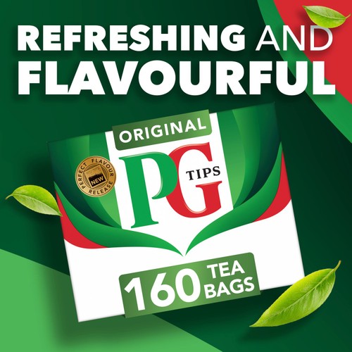 PG Tips Original Black Tea x160 Tea Bags