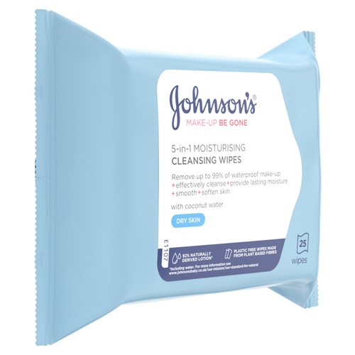 Johnson's Make Up Be Gone Moisturising Wipes