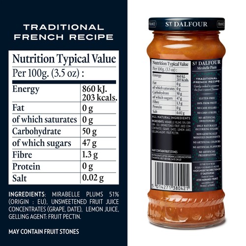 St Dalfour Mirabelle Plum Fruit Spread