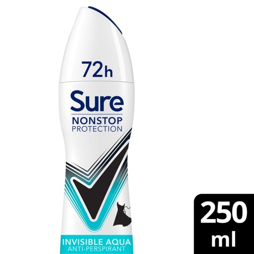 Sure Women 72hr Nonstop Protection Invisible Aqua Antiperspirant Deodorant