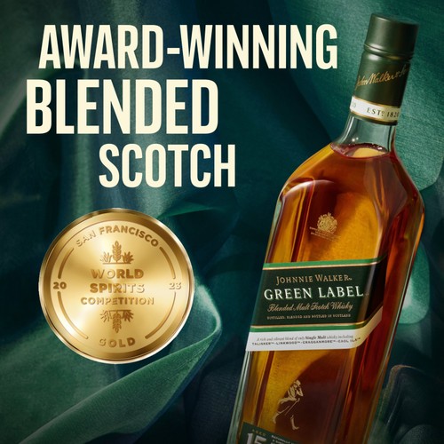 Johnnie Walker Green Label 15 Year Old Blended Scotch Whisky