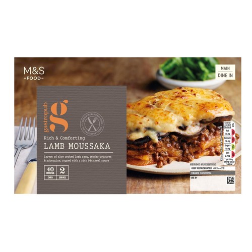 M&S Gastropub Lamb Moussaka Main for Two