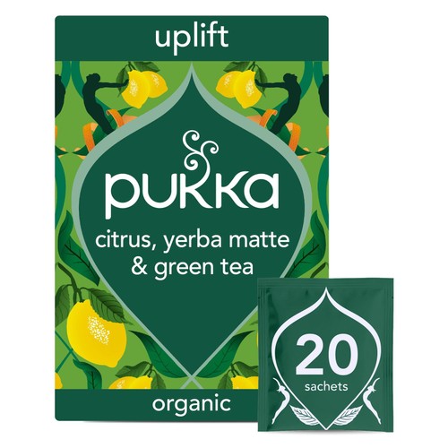 Pukka Herbs Organic Citrus with Yerba Mate x20 Green Tea Bags