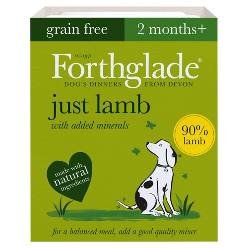 Forthglade Complementary Grain Free Wet Dog Food Just 90% Lamb