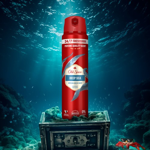 Old Spice Men's Deodorant Spray Deep Sea