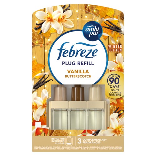 Febreze Vanilla Butterscotch 3volution Air Freshener Plug in Refill