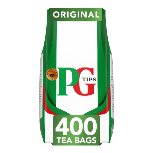 PG Tips 400 Black Tea, Plant Based Biodegradable Tea Bags