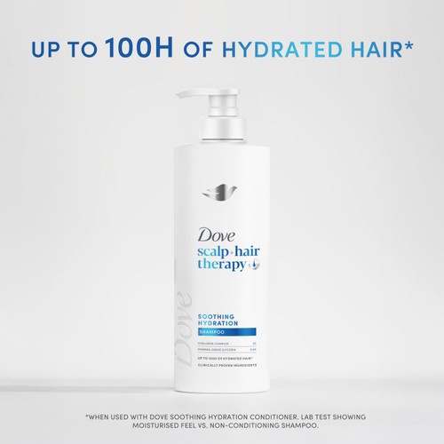 Dove Soothing Hydration Shampoo for Smooth, Soft and Moisturised Hair