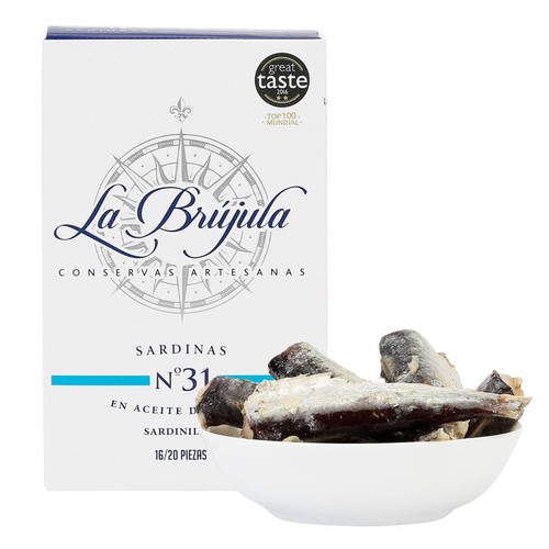 Brindisa La Brújula Galician Small Sardines "Sardinillas" 