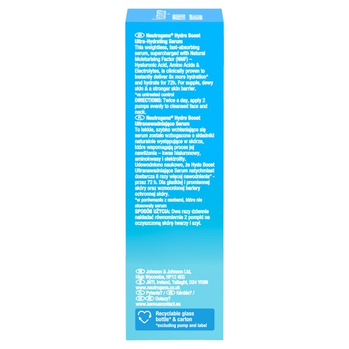 Neutrogena Hydro Boost Ultra-Hydrating Serum with Hyaluronic Acid