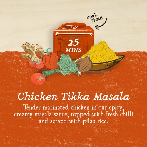 Charlie Bigham's Chicken Tikka Masala & Pilau Rice for 2