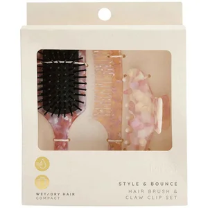 M&S Comb, Brush & Clip Set