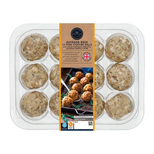 M&S British Outdoor Bred Pork, Pancetta, Orange & Thyme Stuffing Balls