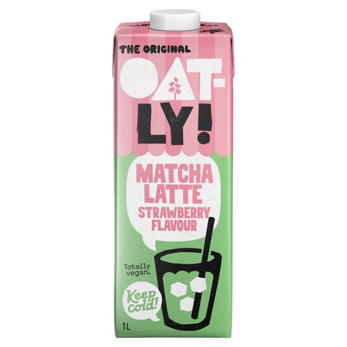 Oatly Strawberry Matcha Latte