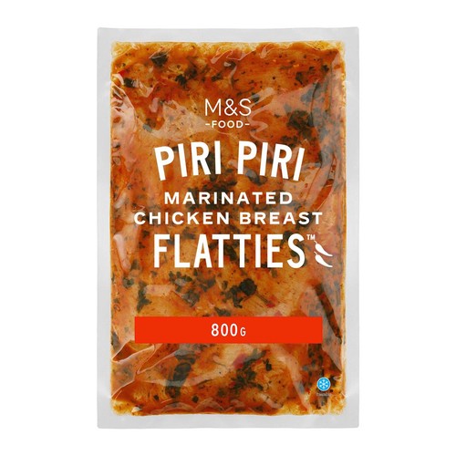 M&S Peri Peri Chicken Breast Flatties - Bags of Flavour