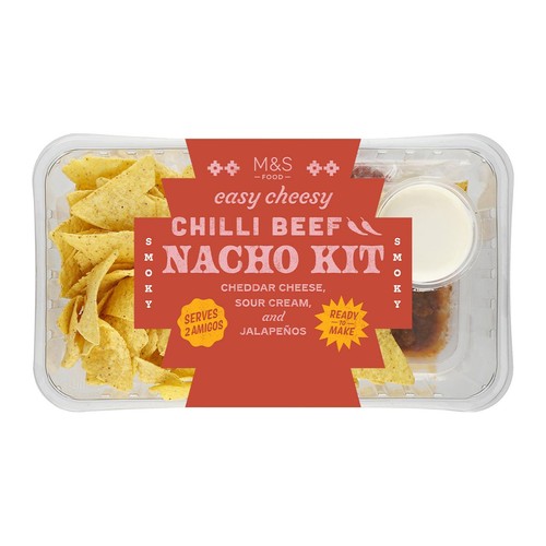 M&S Cheesy Chilli Beef Nachos