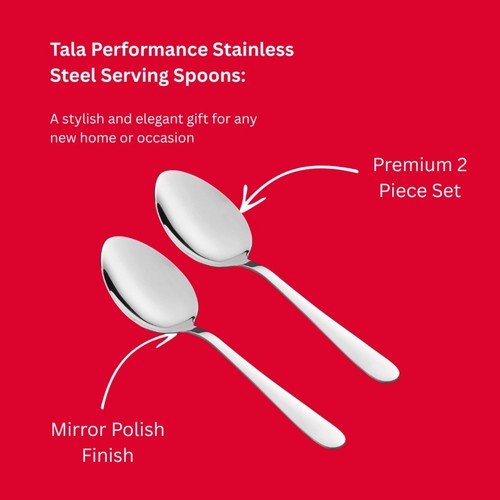 Tala Performance Stainless Steel Serving Spoons - set of 2