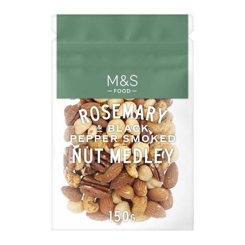 M&S Rosemary & Black Pepper Smoked Nut Medley