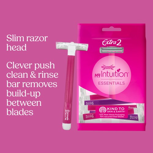 Wilkinson Sword My Intuition Essentials Extra 2 Women's Disposable Razors