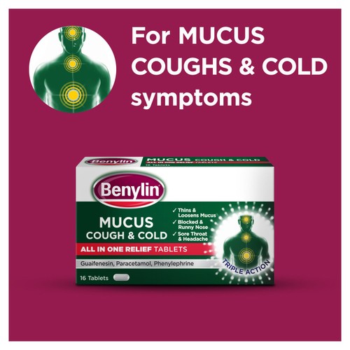 Benylin Mucus All in One Relief Tablets