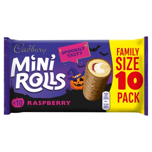 Cadbury Milk Raspberry Mini Rolls Cakes