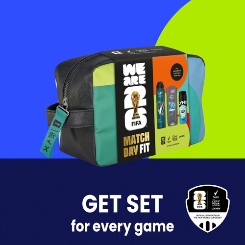 FIFA Inspired The Kit Bag Washbag for Him Gift Set