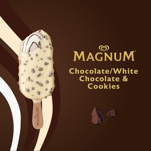 Magnum Mini Chocolate & White Chocolate Cookie Ice Cream Sticks