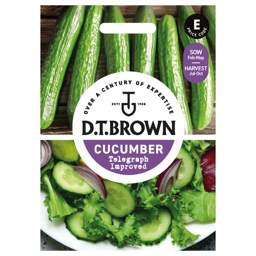 Mr Fothergills Seeds DT Brown Cucumber Telegraph Improved