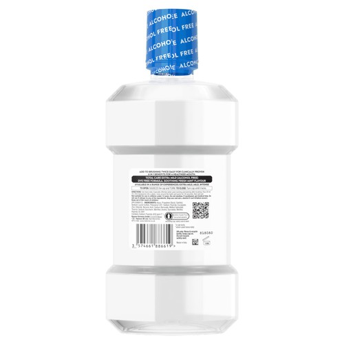 Listerine Total Care Extra Mild Mint Alcohol Free Mouthwash