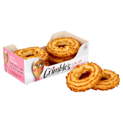 Mrs Crimble's Gluten Free Jam Coconut Rings