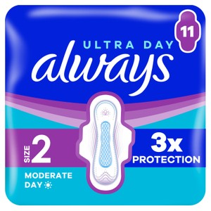 Always Ultra Sanitary Towels Long Size 2 Wings X11 Pads