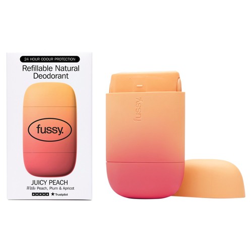 Fussy Refillable Natural Deodorant Juicy Peach